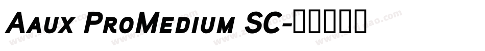 Aaux ProMedium SC字体转换